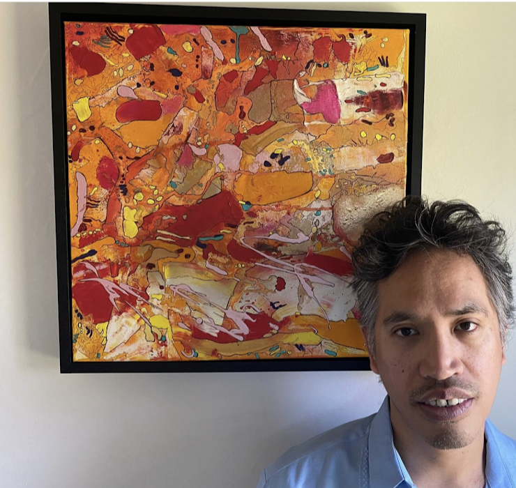 Mel Elston - Mendones and his painting