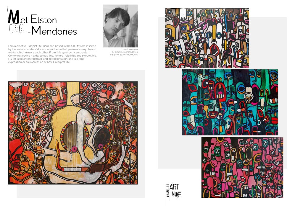 Beuxelles Art Vue publication of Mel Elston Mendones