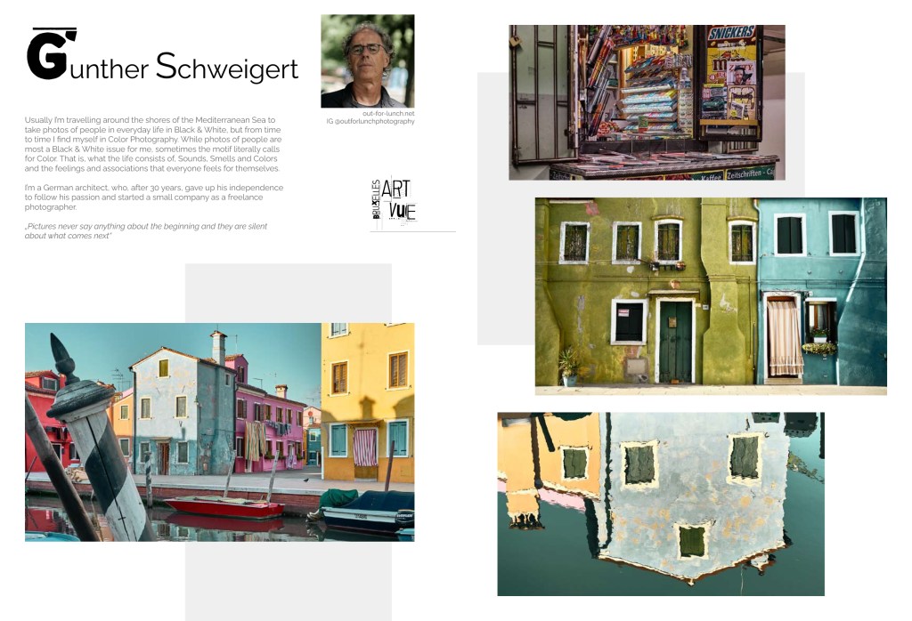 Gunther Schweigert layout in BAV Power of Color