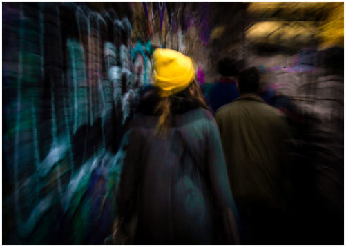 zooming out at the same time as pressing the shutter release